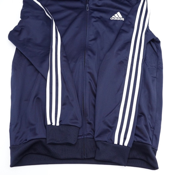 NEW adidas Primegreen Essentials 3-Stripes Tracksuit Size XL/XLarge Men's GK9658 - Picture 15 of 16